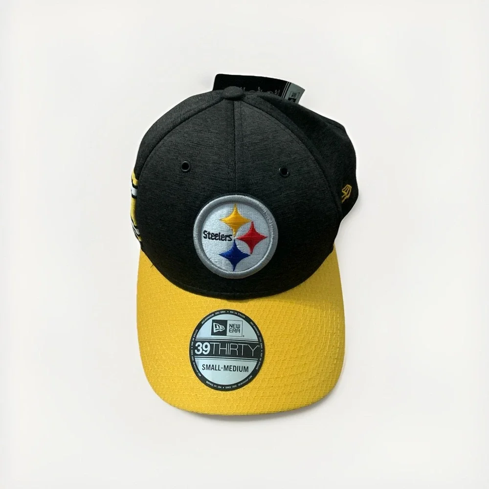 New Pittsburgh Steelers Men's NFL New Era 39Thirty NFL Football Fit Flex Cap S/M